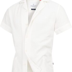Chemise homme mousseline manches courtes KRONSTADT blanc-0