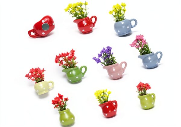 Aimants réfrigérateur GLEAVI verre plantes décoratives