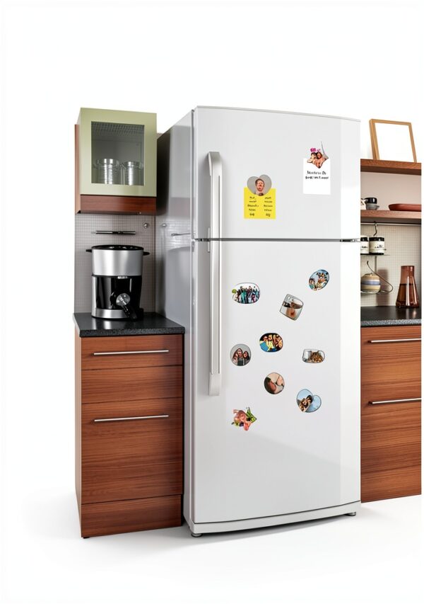 Aimant photo personnalisé Toyofmine Cœur PVC décoration-2