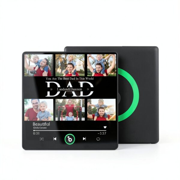 Aimant réfrigérateur musical personnalisé photo SOUFEEL