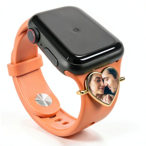 Pendentif photo argent sterling personnalisable pour Apple-1