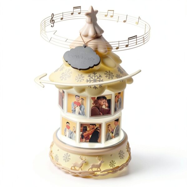 Veilleuse Photo Personnalisée Cadre Photo Musique Cadeau-3