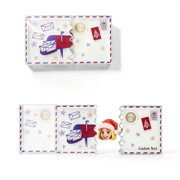 Boîte photo acrylique personnalisable cadeau souvenir design-4