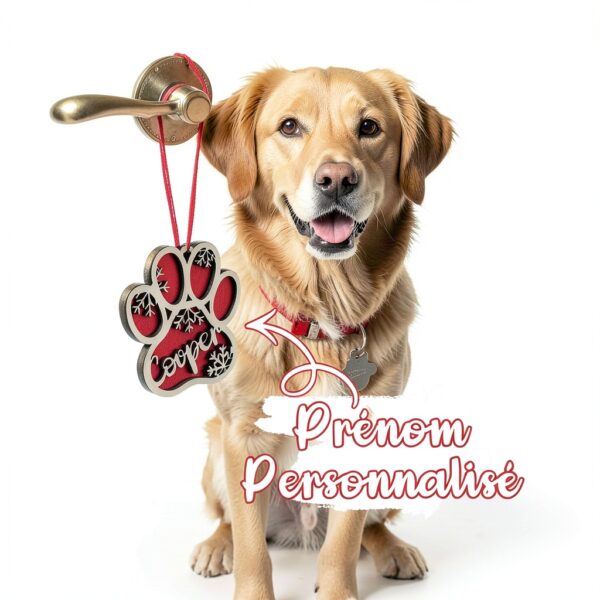 Décoration Noël patte bois personnalisable SOUFEEL pour-5