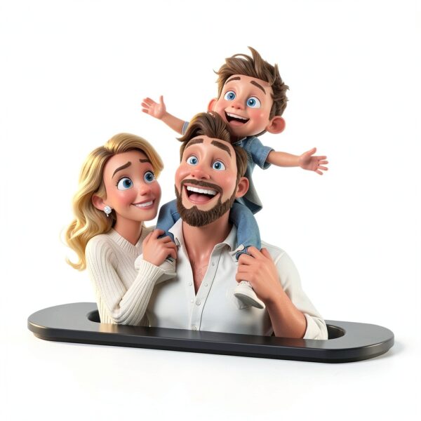 Cadre photo 3D JeathFea personnalisé décoration bureau-4