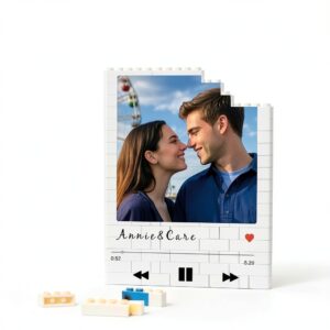 Puzzle Photo Personnalisé Blocs Construction Cadeau Familial-0