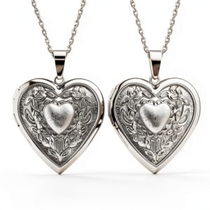 Collier coeur photo ZBHDEYG acier inoxydable pour femmes-0