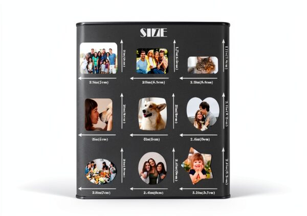 Aimant photo personnalisé Toyofmine Cœur PVC décoration-1