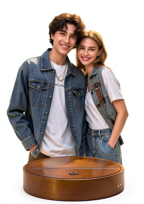 Cadre photo personnalisé Spotify lumière LED cadeau couple-7