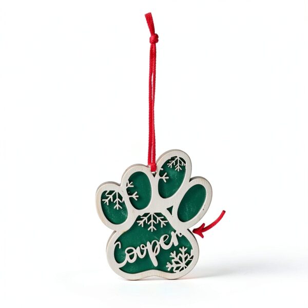 Décoration Noël patte bois personnalisable SOUFEEL pour-6