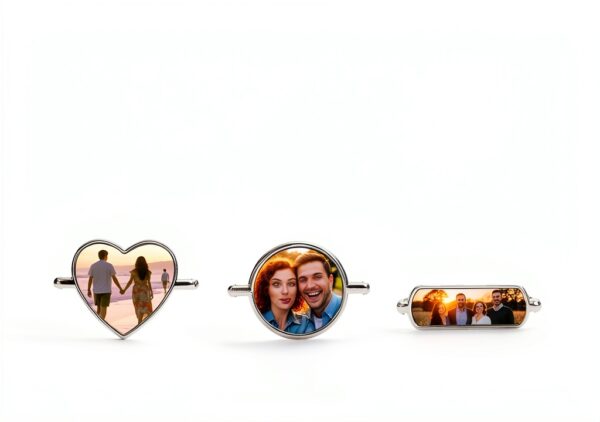 Pendentif photo argent sterling personnalisable pour Apple-6