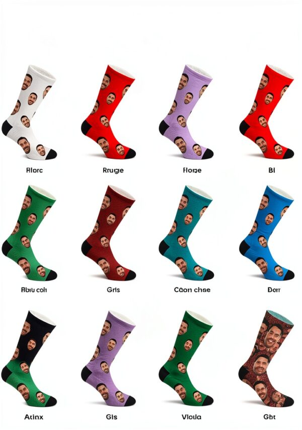 Chaussette Personnalisé Douce Confort Cadeau Original Adulte-2