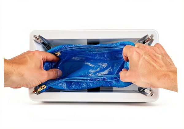 Distributeur surchaussures SANGOGO blanc protection maison-2