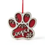 Décoration Noël patte bois personnalisable SOUFEEL pour-0