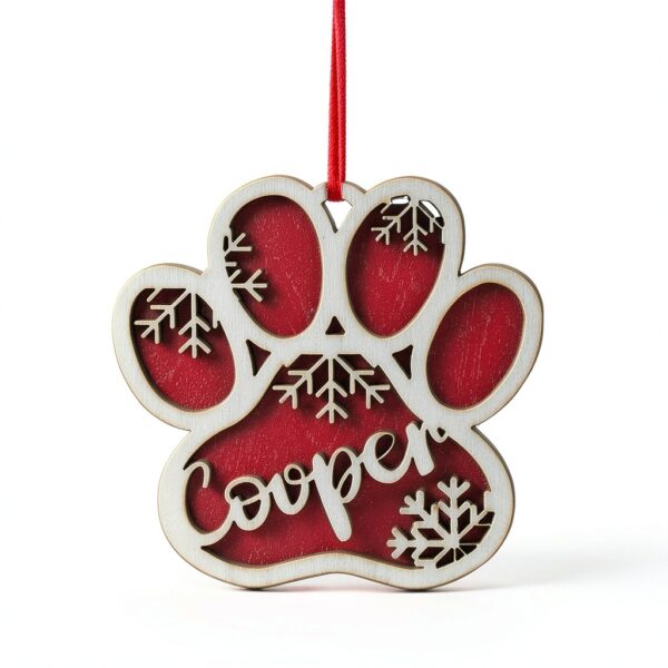 Décoration Noël patte bois personnalisable SOUFEEL pour-0