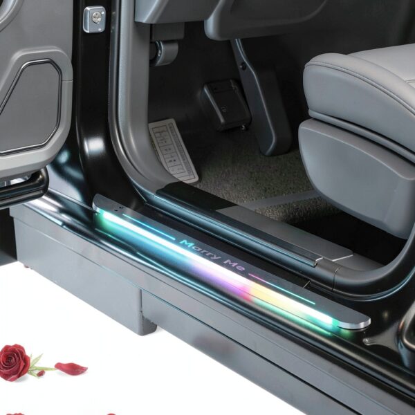 Seuil de porte LED SOUFEEL personnalisable multicolore-6
