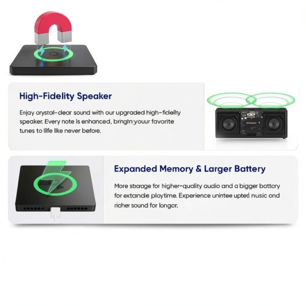 Aimant décoratif Smile Lab vert plastique pour cuisine-6