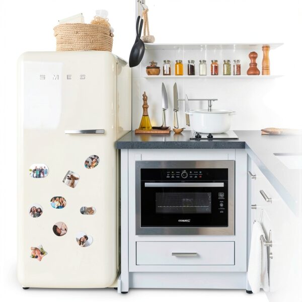 Aimant photo personnalisé Toyofmine Cœur PVC décoration-4