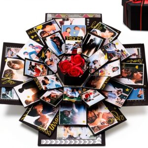 Boîte surprise album photo ROSE-RED DIY cadeau créatif-0