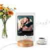 Cadre photo personnalisé Spotify lumière LED cadeau couple-1