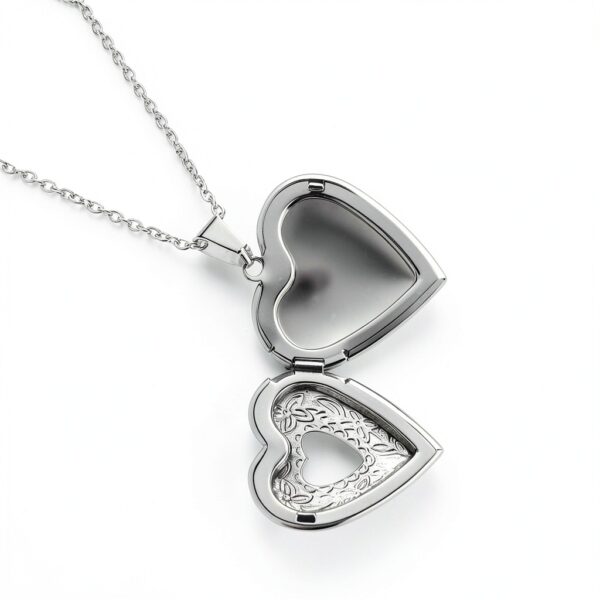 Collier coeur photo ZBHDEYG acier inoxydable pour femmes-3